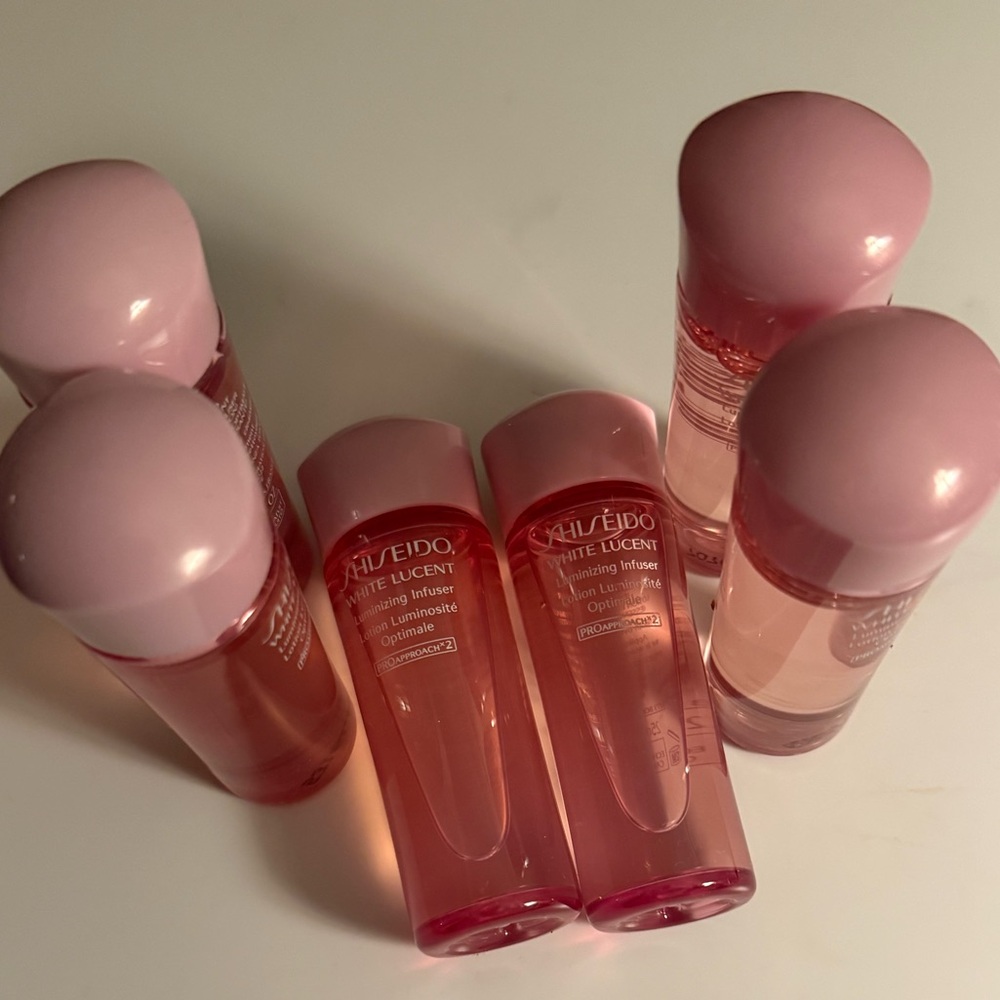 NEW Shiseido White Lucent Luminizing Infuser Softener travel size 25 ml x 6